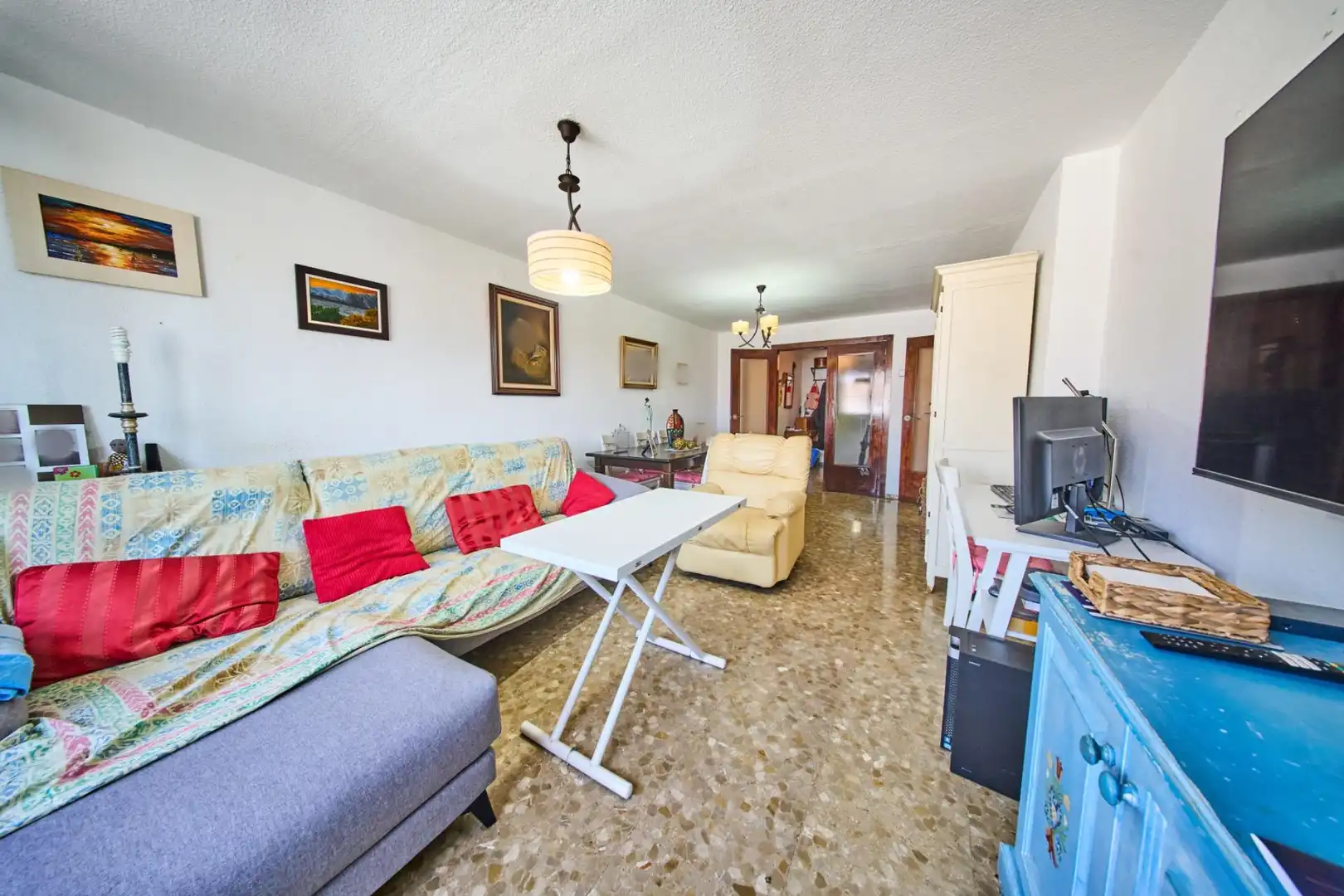 Sala de estar de Piso en venta en Granada con Calefacción y Jardín privado