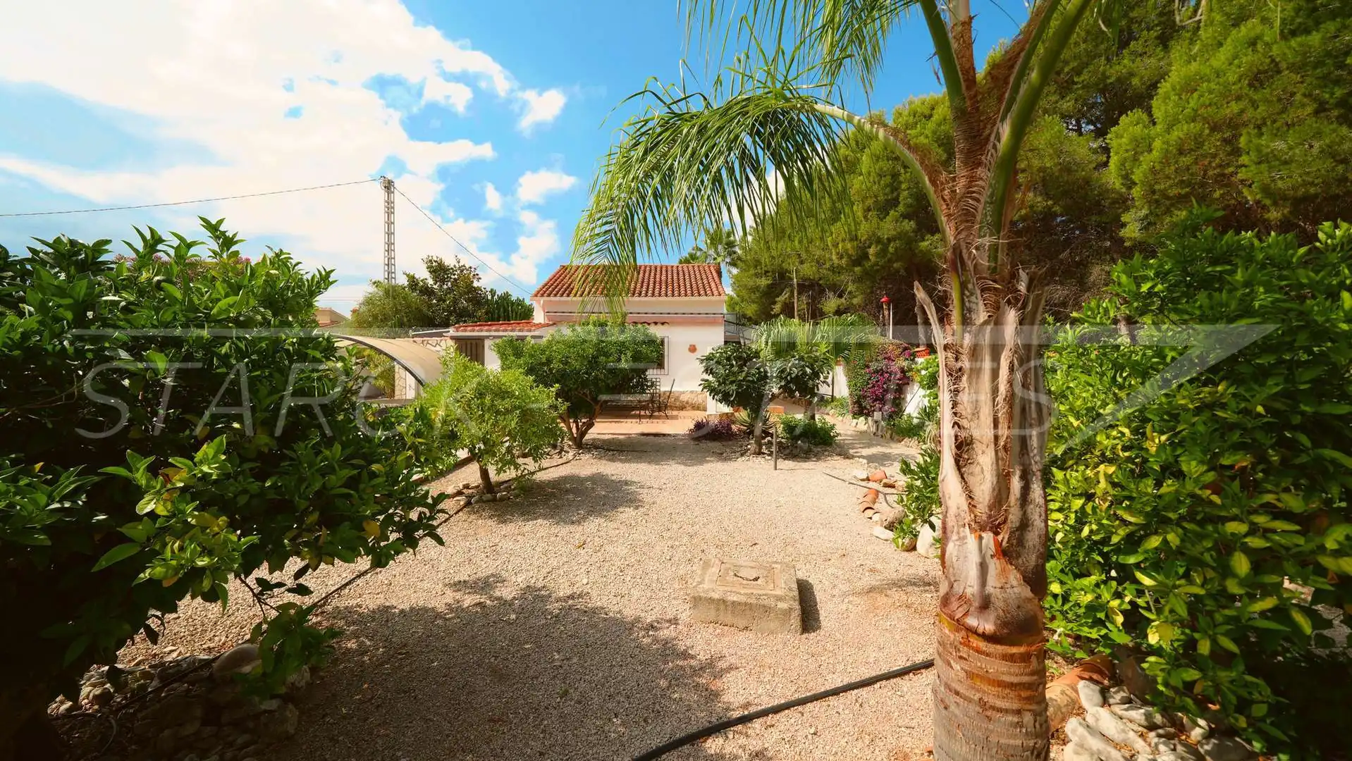 Jardí de Casa o xalet en venda en Els Poblets amb Aire condicionat, Jardí privat i Piscina