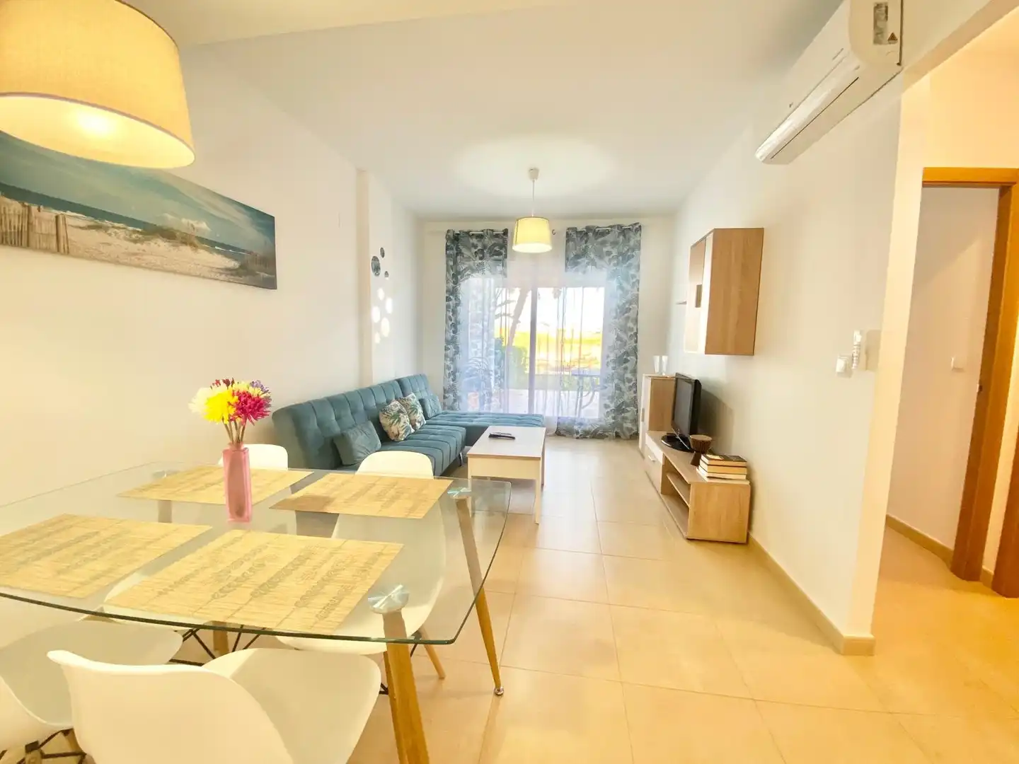 Sala de estar de Planta baja de alquiler en Torre-Pacheco con Aire acondicionado, Calefacción y Jardín privado