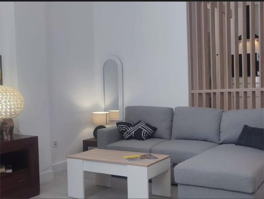 Sala d'estar de Pis de lloguer en Málaga Capital amb Aire condicionat