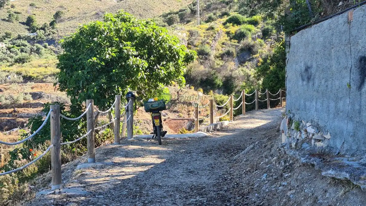Vista exterior de Finca rústica en venta en Cómpeta con Jardín privado, Terraza y Trastero