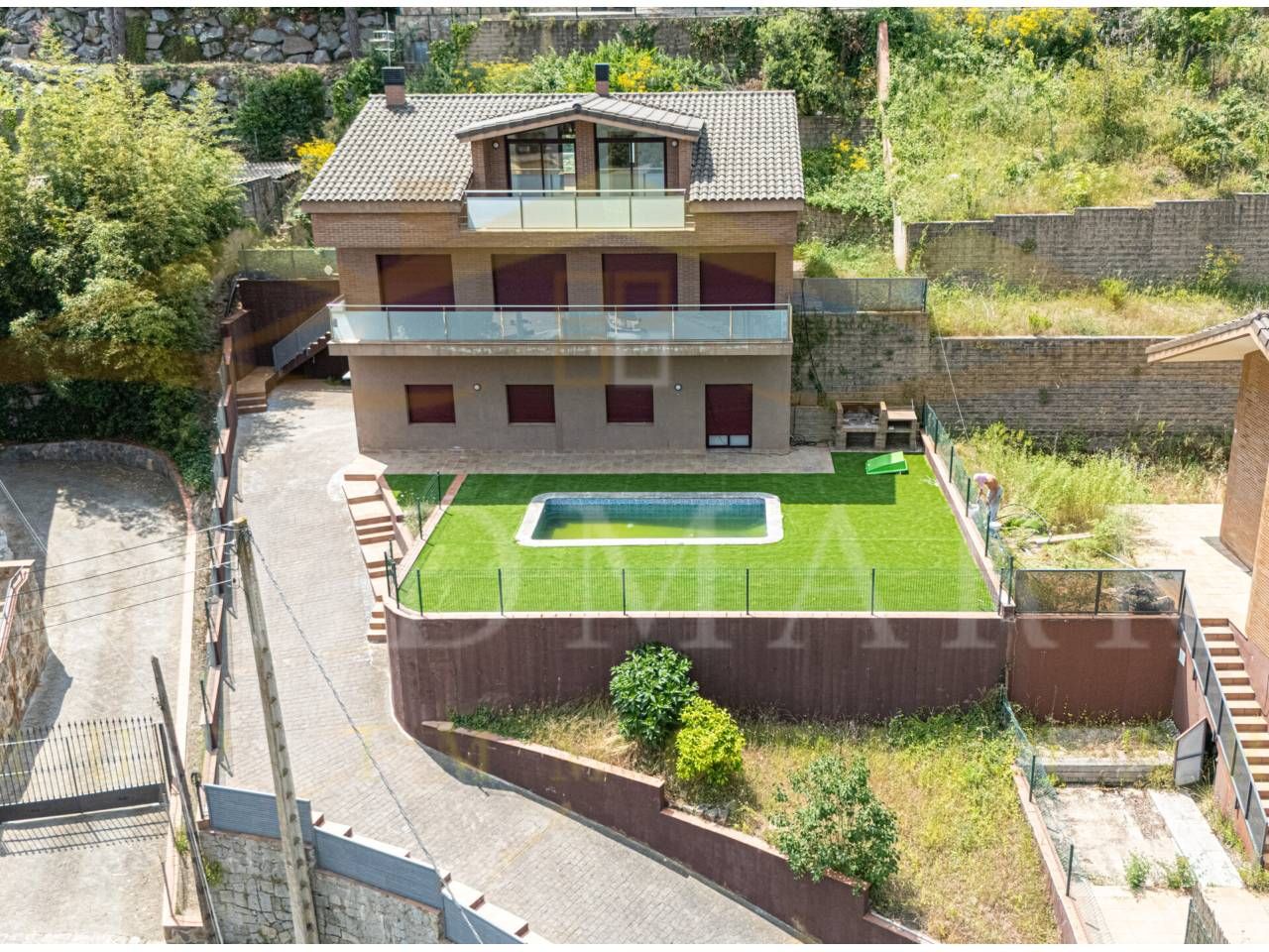 Vista exterior de Casa o xalet en venda en Llinars del Vallès amb Aire condicionat, Calefacció i Terrassa