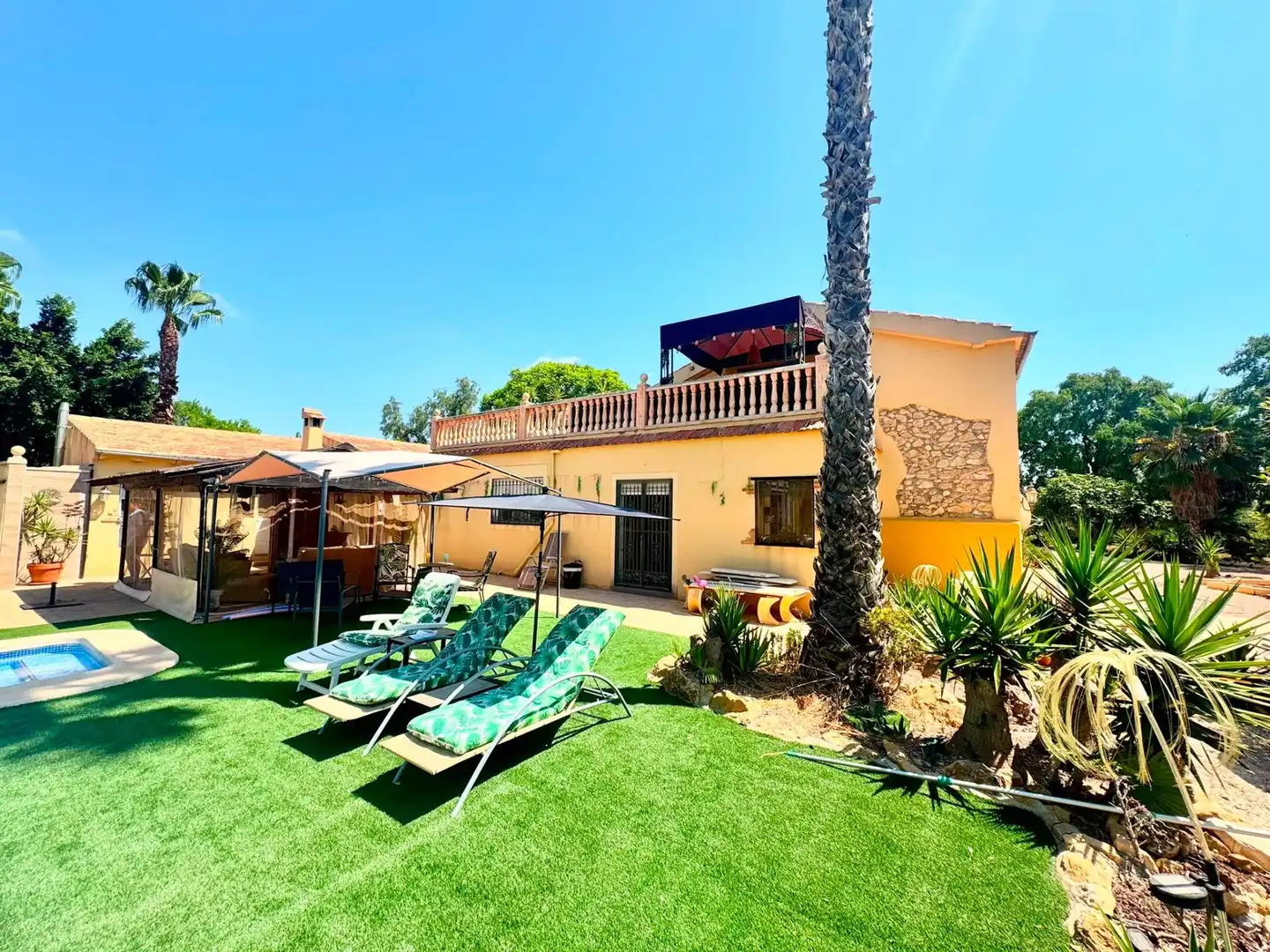 Terrassa de Casa o xalet en venda en Elche / Elx amb Aire condicionat, Jardí privat i Terrassa