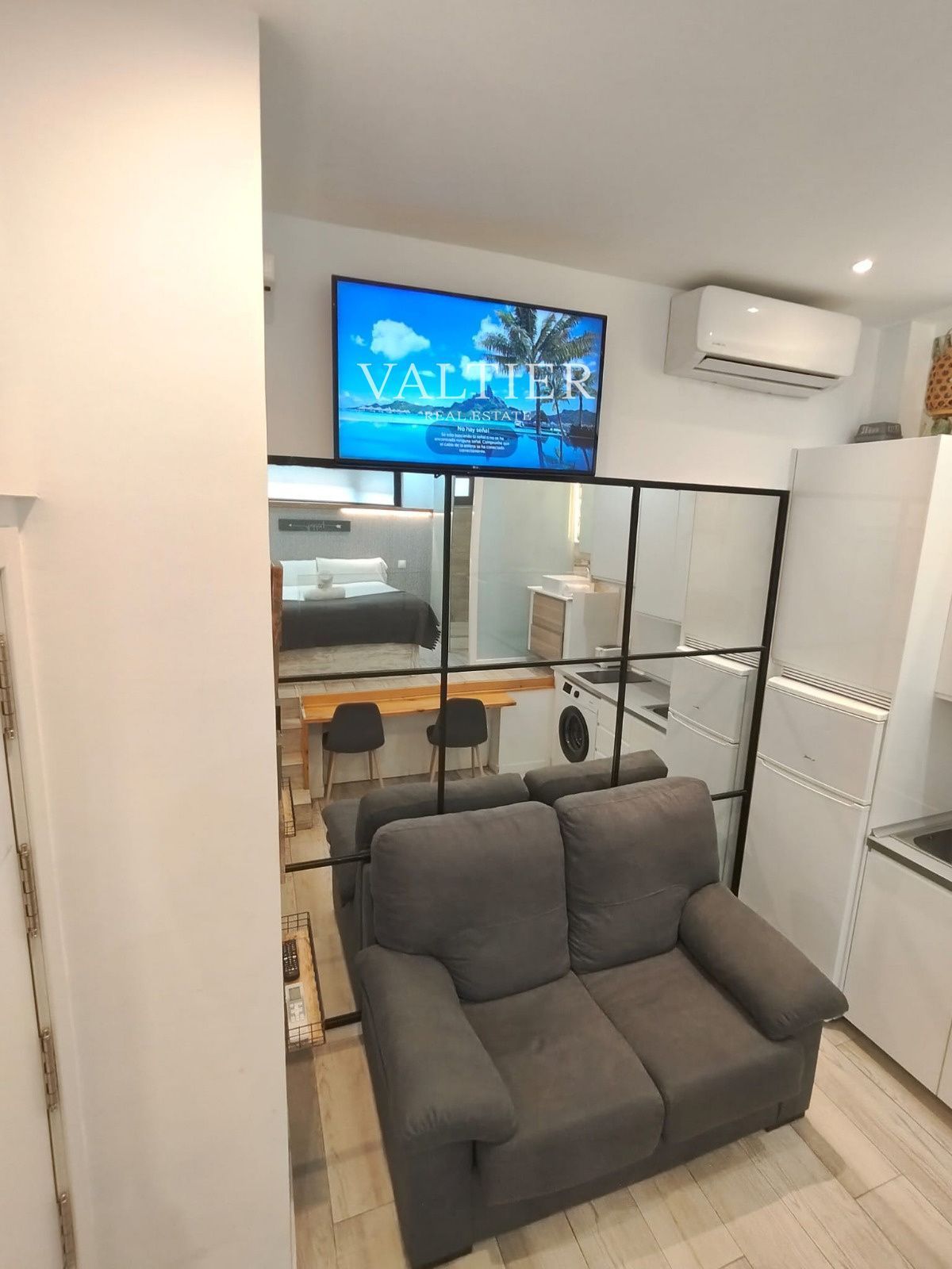 Bedroom of Flat for rent in  Madrid Capital  with Air Conditioner and Furnished