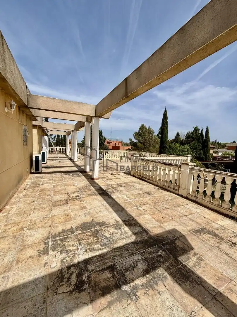 Terraza de Casa o chalet en venta en San Mateo de Gállego