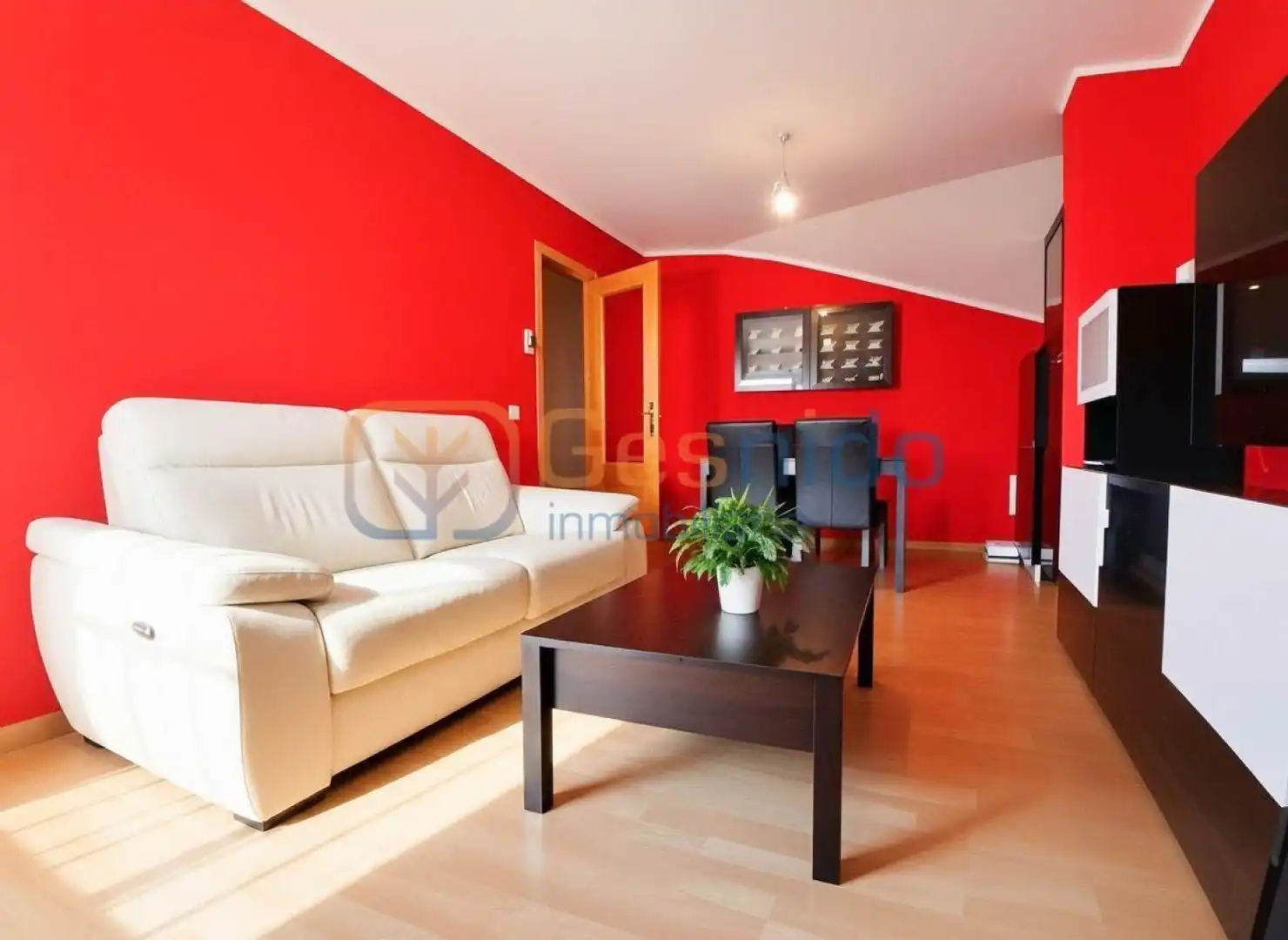 Wohnzimmer von Wohnung zum Verkauf in Espirdo mit Heizung, Parkett und Terrasse