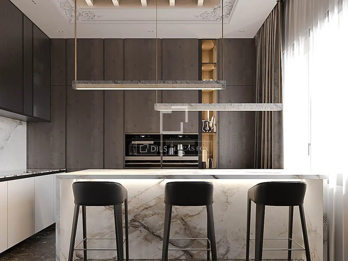 Kitchen of Flat for sale in Barcelona  with Air Conditioner and Heating