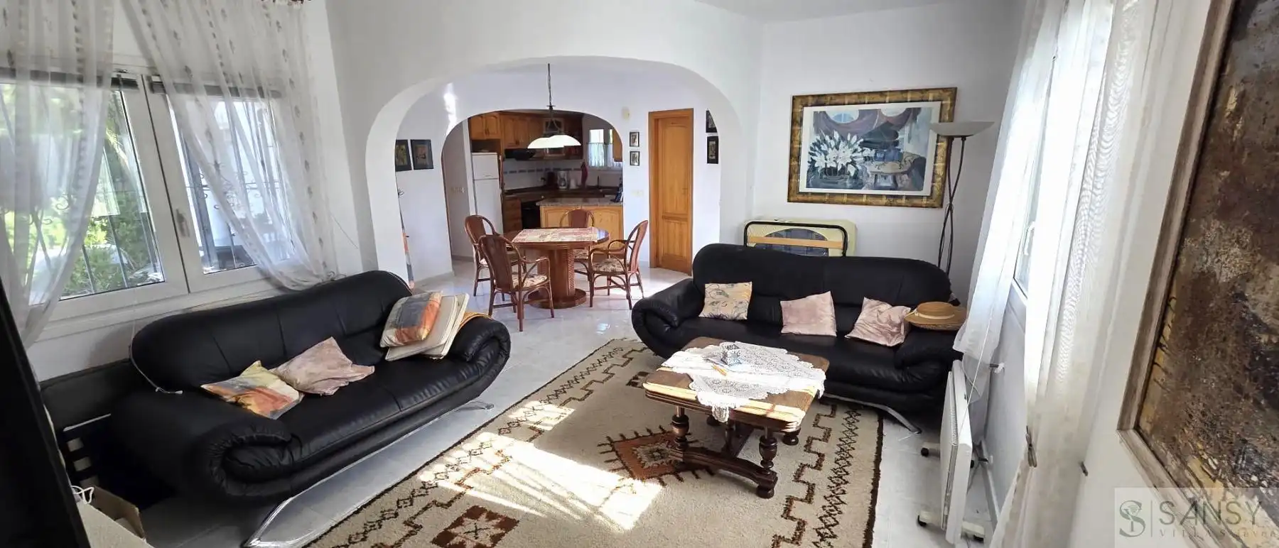 Sala de estar de Casa o chalet en venta en Jávea / Xàbia con Aire acondicionado, Calefacción y Trastero