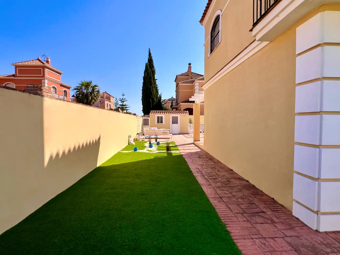 Jardín de Casa o chalet en venta en Espartinas con Aire acondicionado, Jardín privado y Terraza