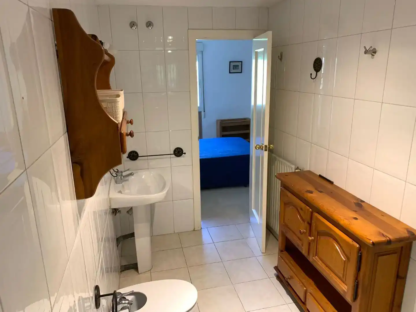Baño de Casa o chalet de alquiler en Badajoz con Aire acondicionado, Jardín privado y Trastero
