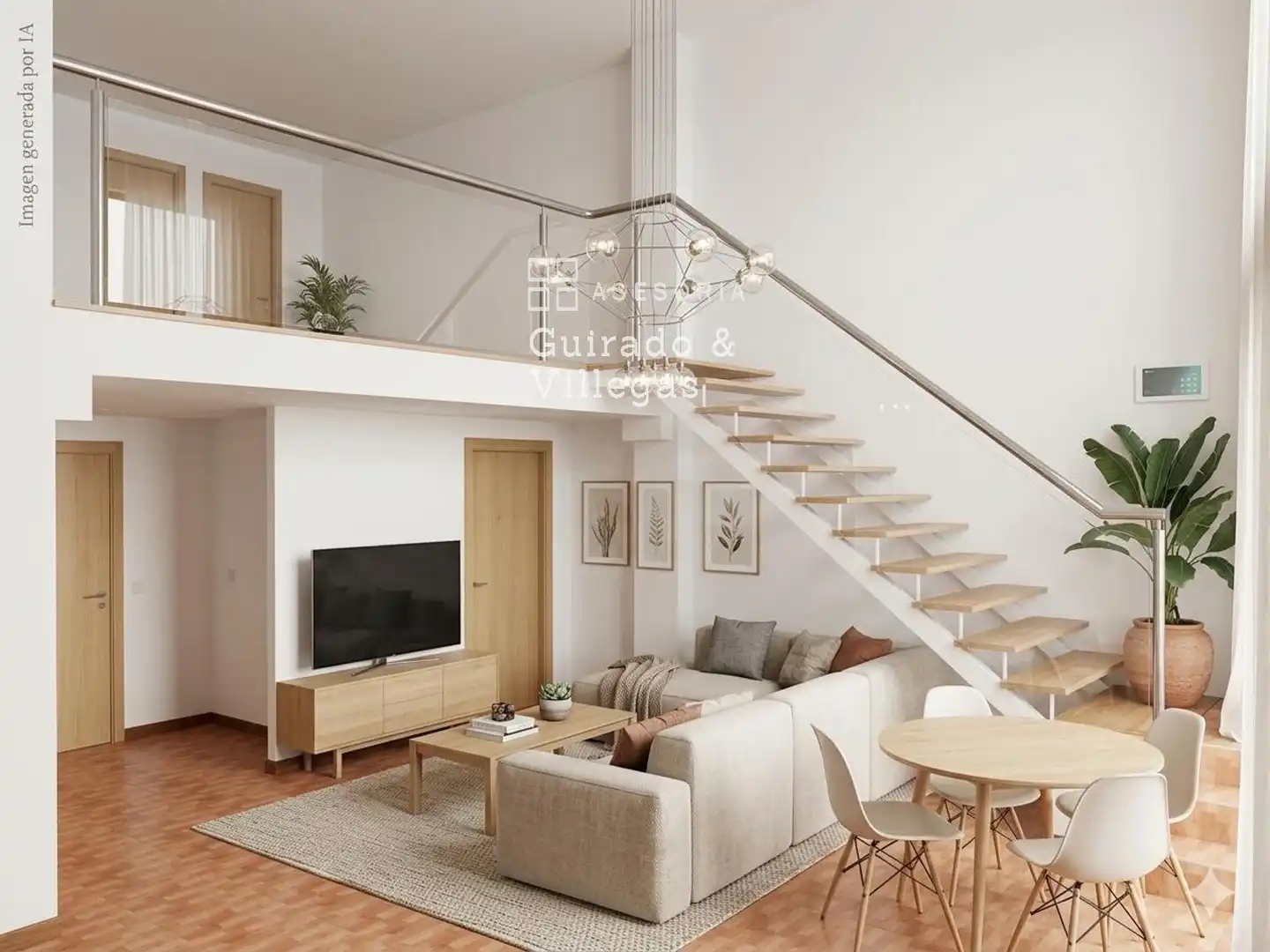 Sala de estar de Dúplex en venta en Terrassa con Terraza y Alarma