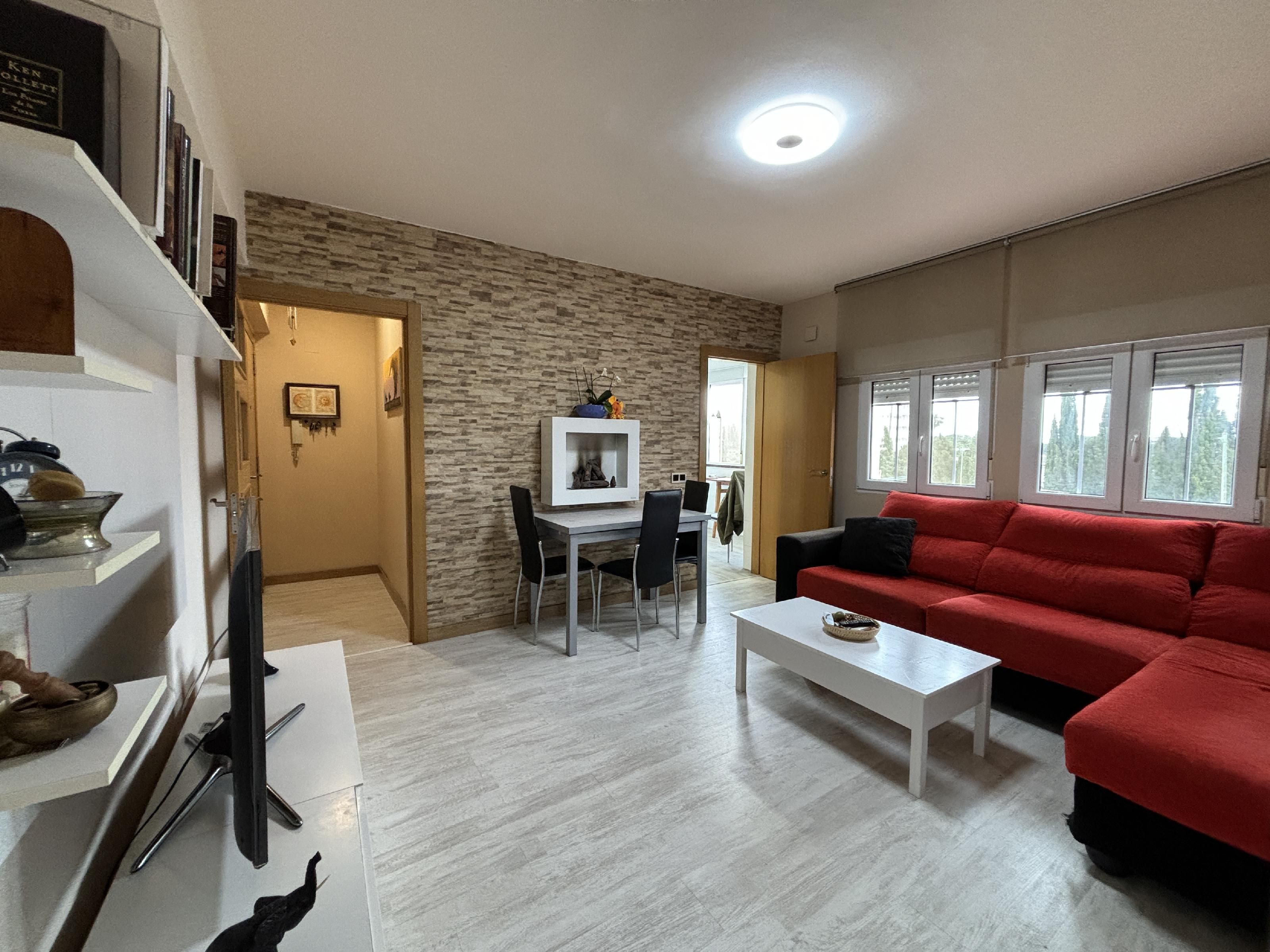 Living room of Flat for sale in Cambrils  with Heating, Private garden and Swimming Pool