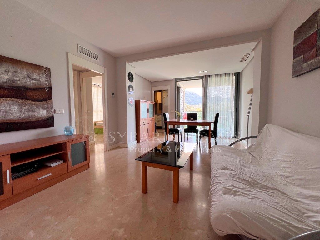 Wohnzimmer von Wohnungen zum verkauf in El Verger mit Terrasse, Schwimmbad und Gemeinschaftspool