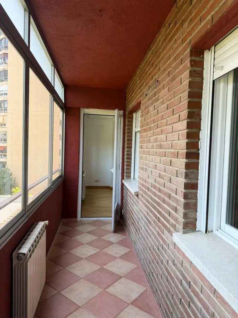 Balcony of Flat for rent in Madrid  with Heating