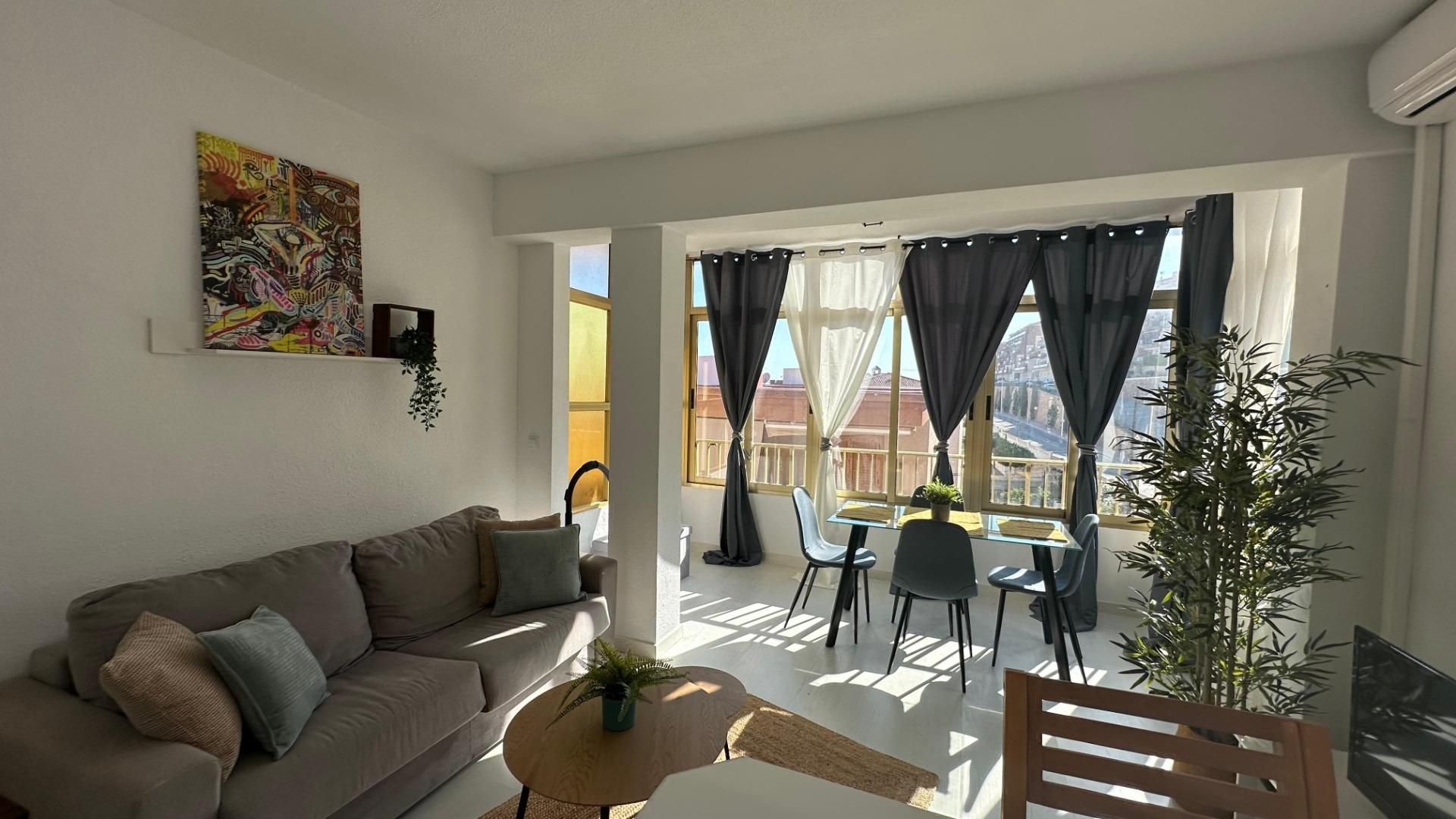 Living room of Apartment for sale in Santa Pola  with Air Conditioner