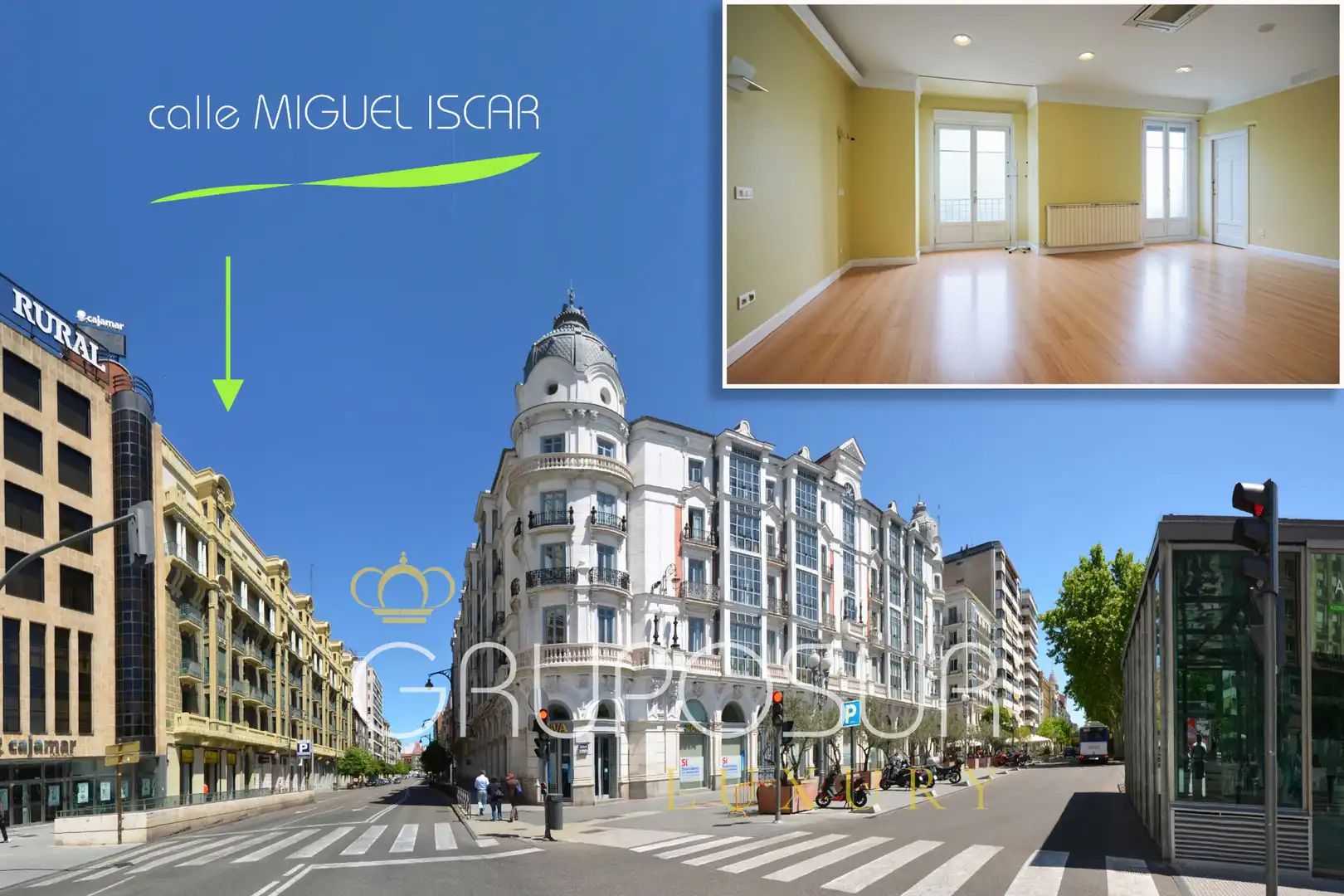 Piso con terraza en venta en Calle Miguel Íscar 8