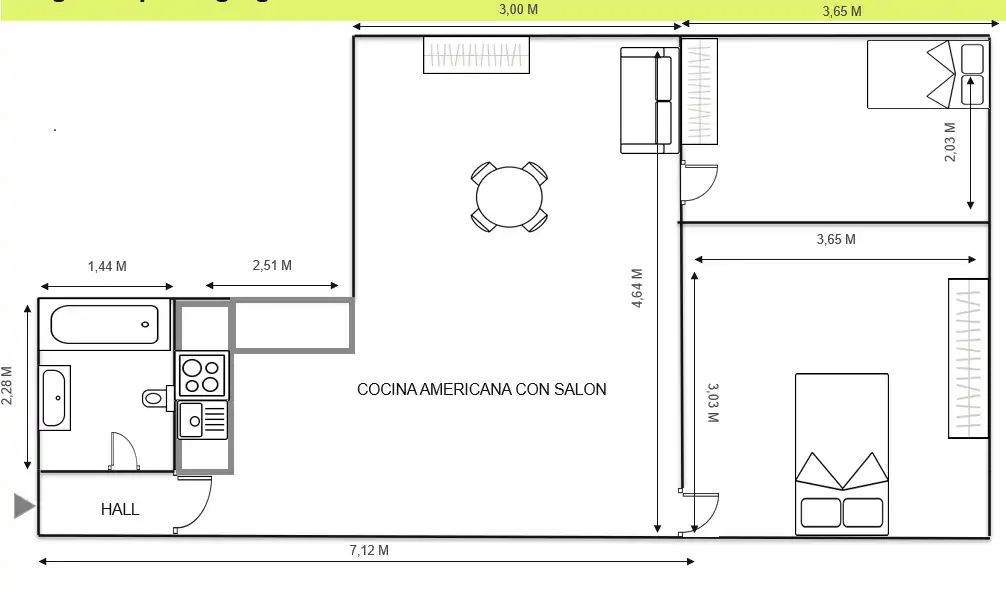Piso en venta en Getafe con Amueblado