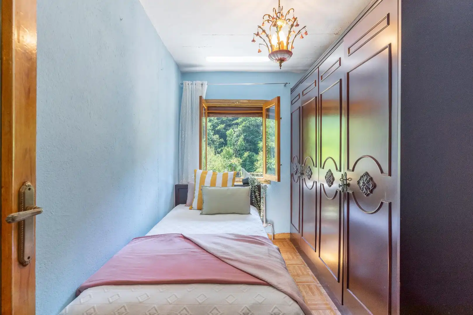 Schlafzimmer von Haus oder Chalet zum Verkauf in Mieres (Asturias) mit Heizung, Privatgarten und Terrasse