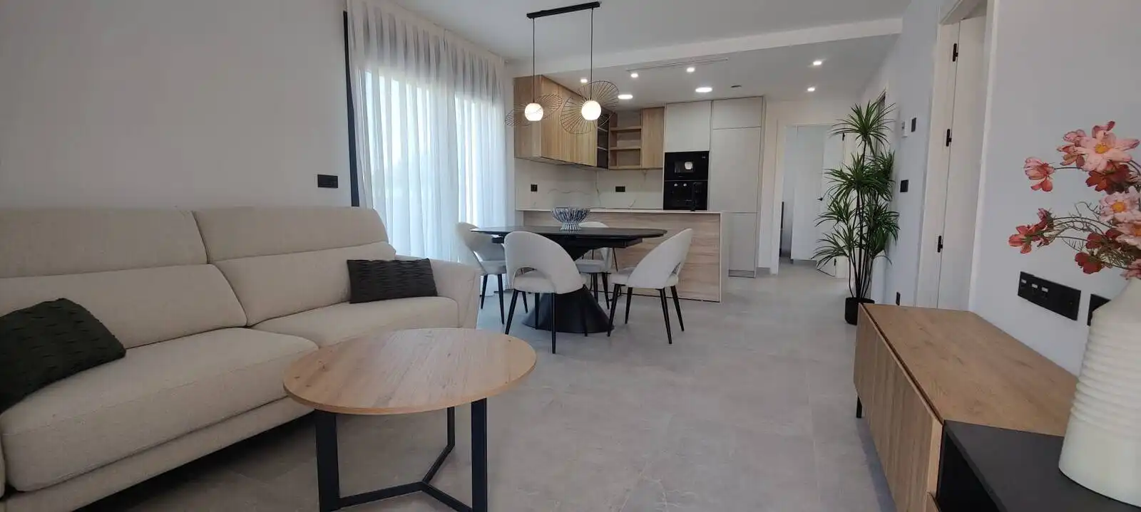 Sala de estar de Apartamento en venta en Pilar de la Horadada con Aire acondicionado, Jardín privado y Terraza