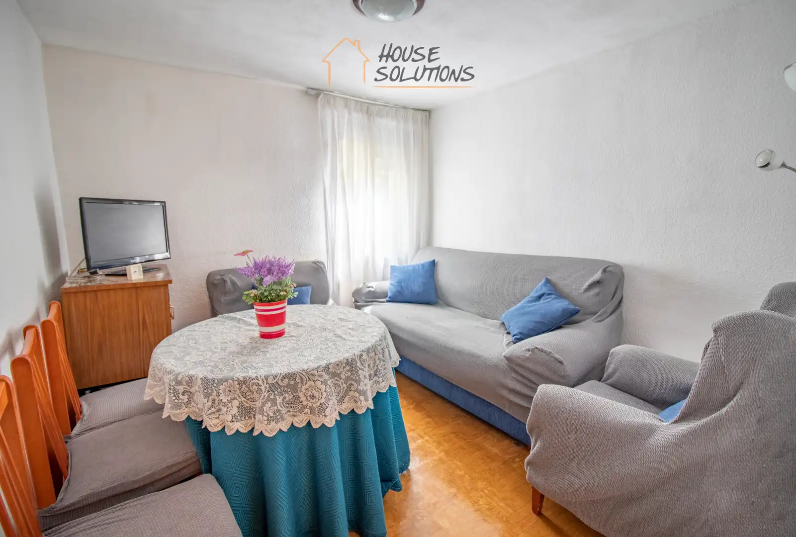 Sala de estar de Piso en venta en Sabadell con Aire acondicionado, Amueblado y Horno
