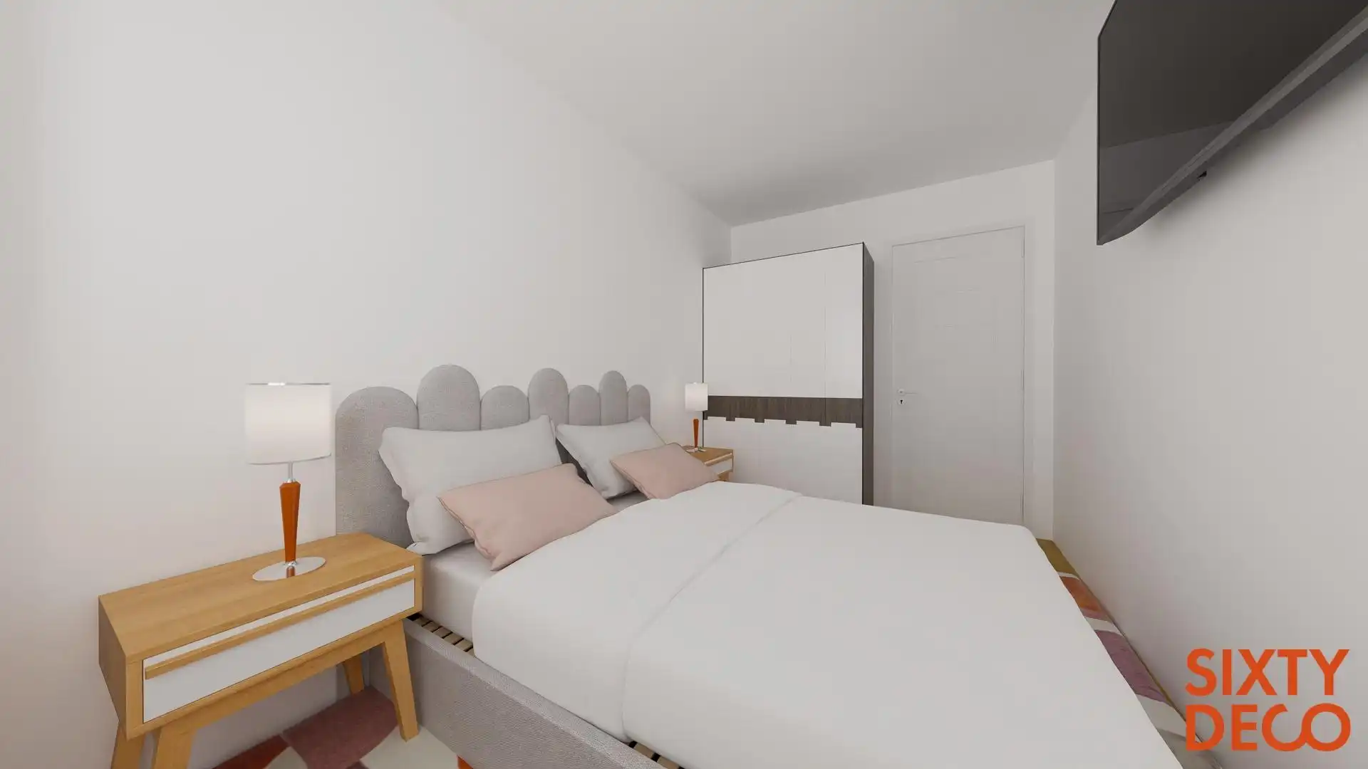Bedroom of Flat for sale in Zaragoza  with Air Conditioner and Heating