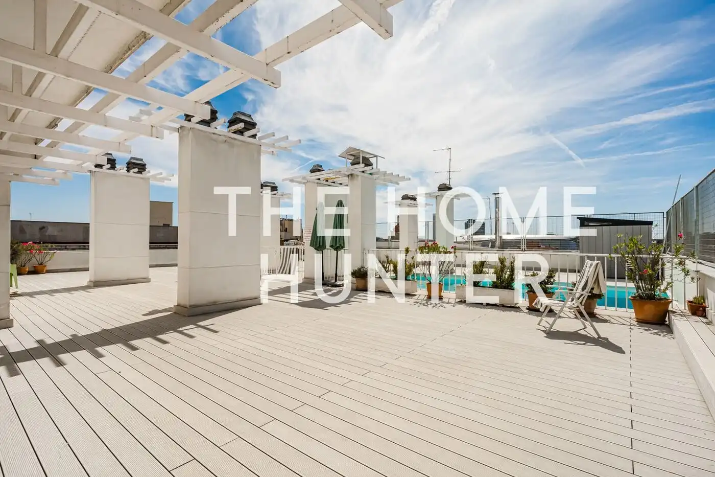 Terrace of Flat for rent in Madrid  with Heating and Furnished