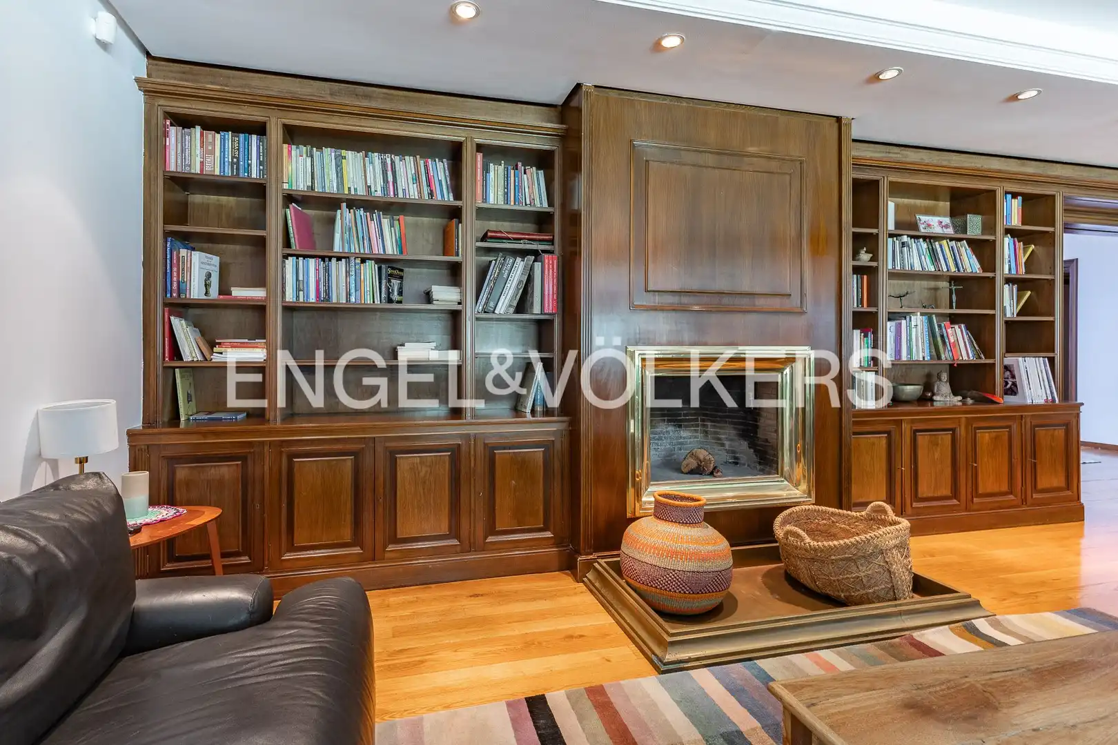 Sala d'estar de Casa o xalet de lloguer en Sant Cugat del Vallès amb Calefacció