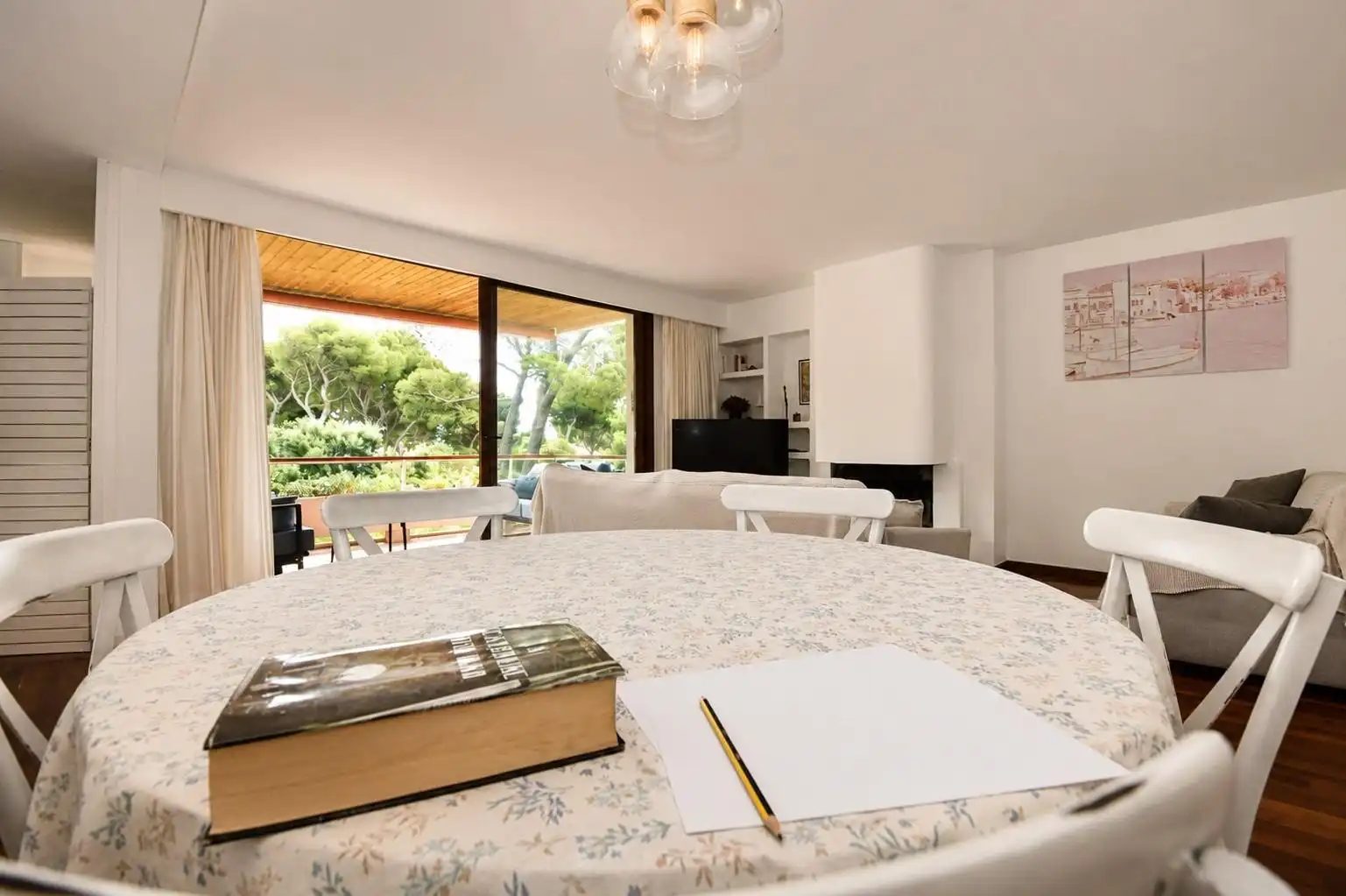 Living room of Flat for sale in Son Servera  with Air Conditioner, Private garden and Terrace