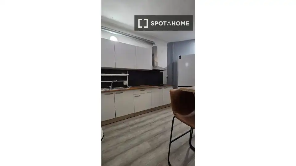 Kitchen of Flat for rent in Barcelona  with Air Conditioner, Heating and Furnished