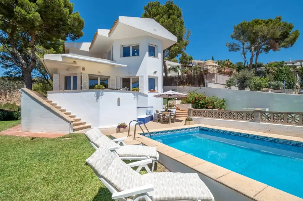 Exterior view of Houses for sale in Calvià  with Air Conditioner, Private garden and Terrace