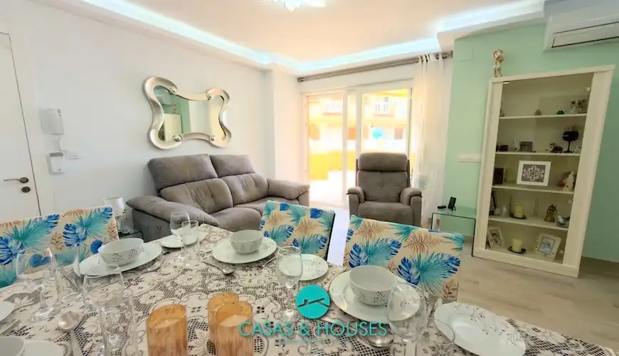Dining room of Apartments for sale in La Manga del Mar Menor  with Air Conditioner, Heating and Terrace