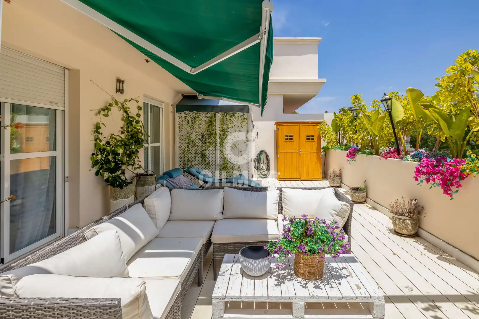 Terrace of Apartments for sale in Marbella  with Heating, Swimming Pool and Furnished