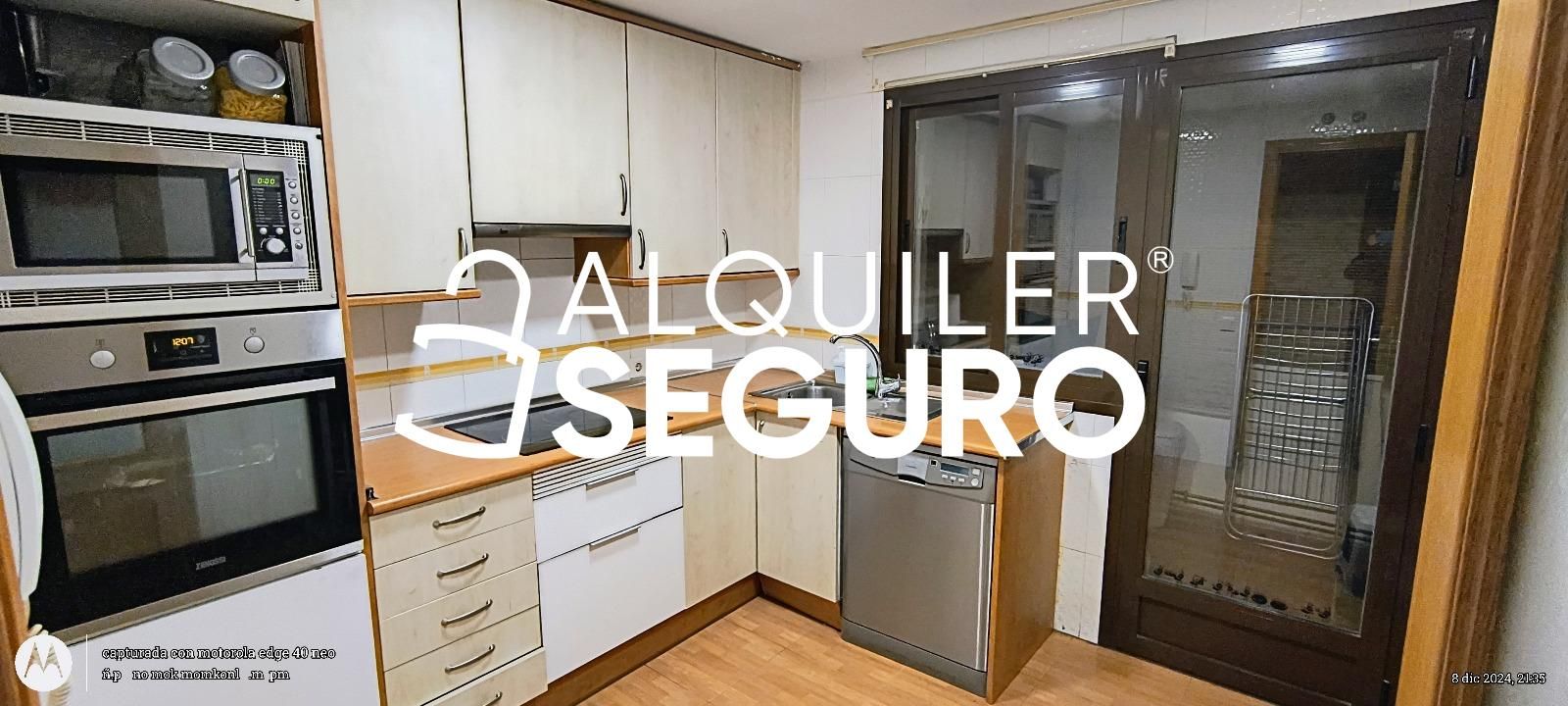 Küche von Wohnung miete in Las Ventas de Retamosa mit Klimaanlage, Heizung und Terrasse