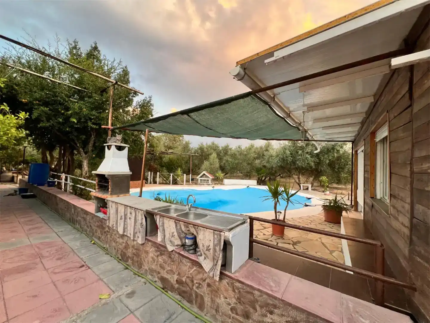 Piscina de Casa o xalet en venda en Albolote amb Aire condicionat, Jardí privat i Traster