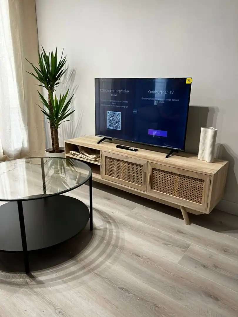 Wohnzimmer von Wohnung zur Miete in Valencia mit Klimaanlage, Heizung und Möbliert
