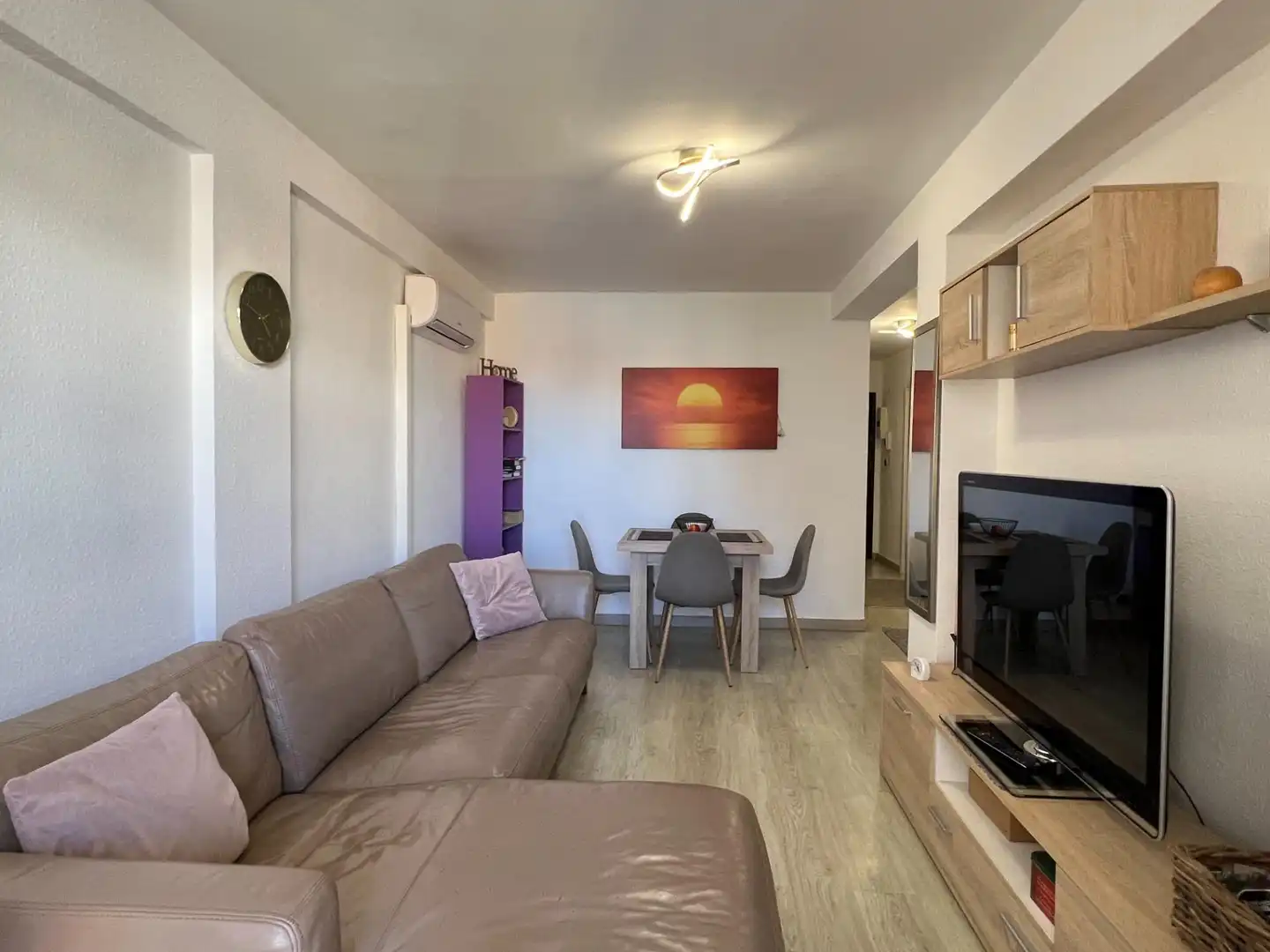 Sala de estar de Apartamento en venta en Calpe / Calp con Calefacción, Terraza y Amueblado