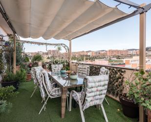 Terrace of Attic for sale in Badalona  with Air Conditioner, Heating and Parquet flooring