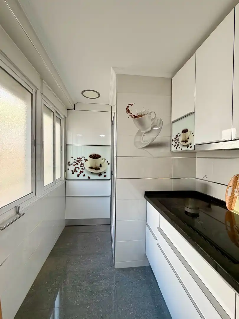 Kitchen of Flat for sale in Málaga  with Air Conditioner