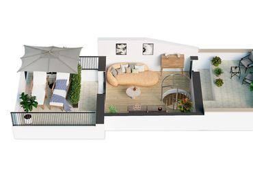 New build Duplex with balcony for sale in Carrer Bateria 39