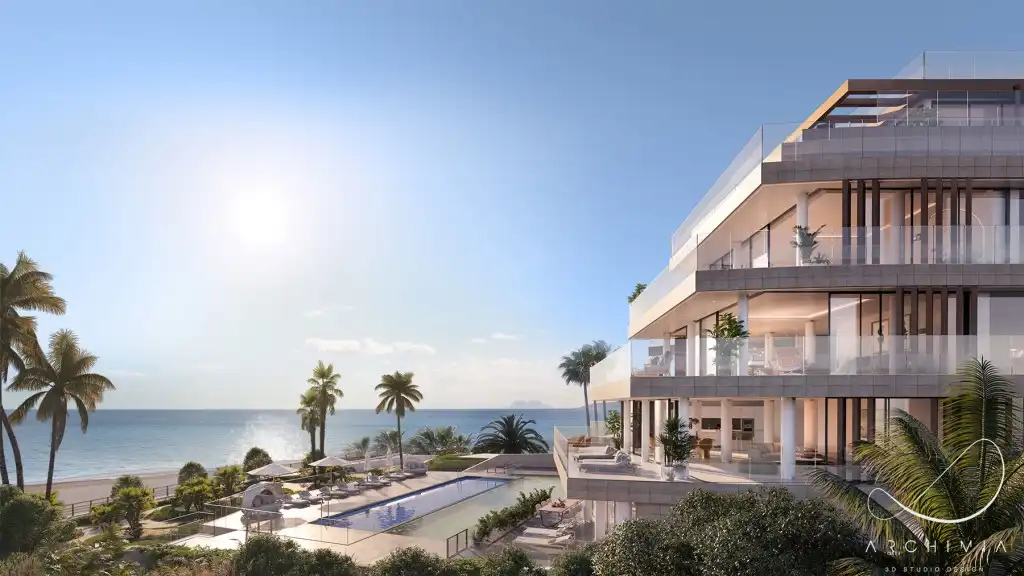 Apartament amb piscina en venda a Estepona Pueblo