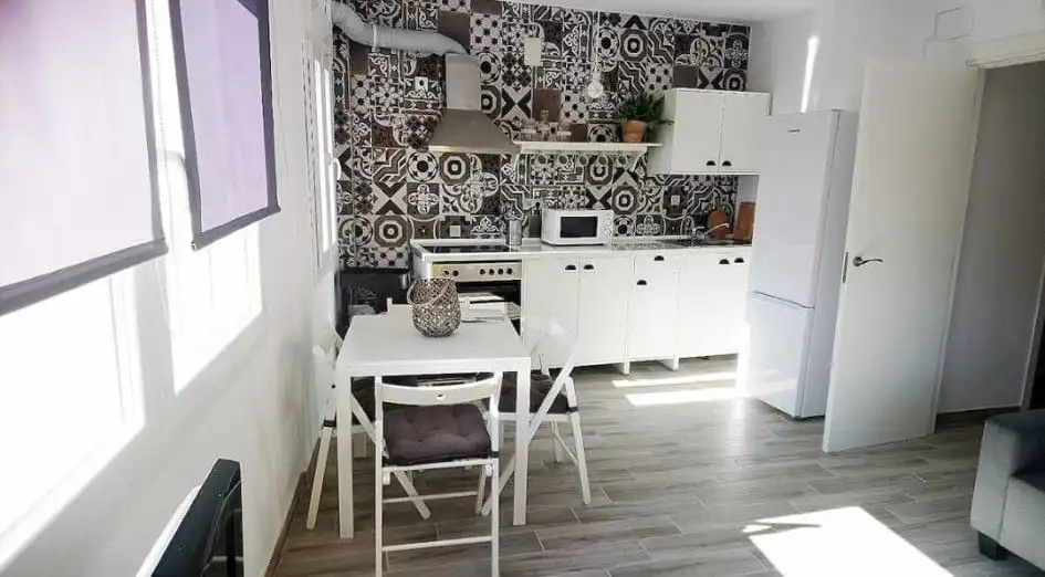 Kitchen of Flat for sale in Málaga  with Air Conditioner and Heating