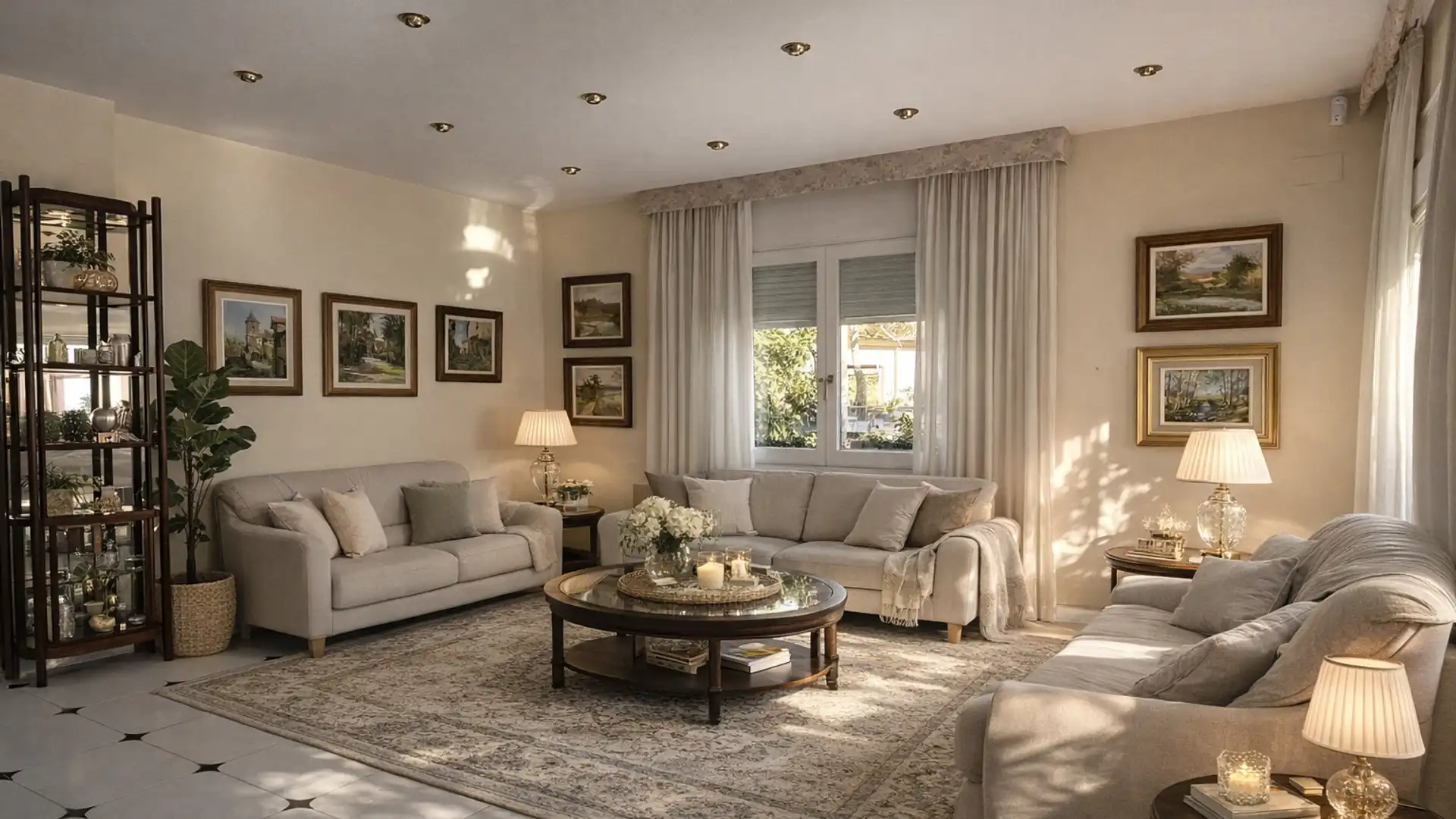 Living room of Single-family semi-detached for sale in  Tarragona Capital  with Air Conditioner, Heating and Private garden