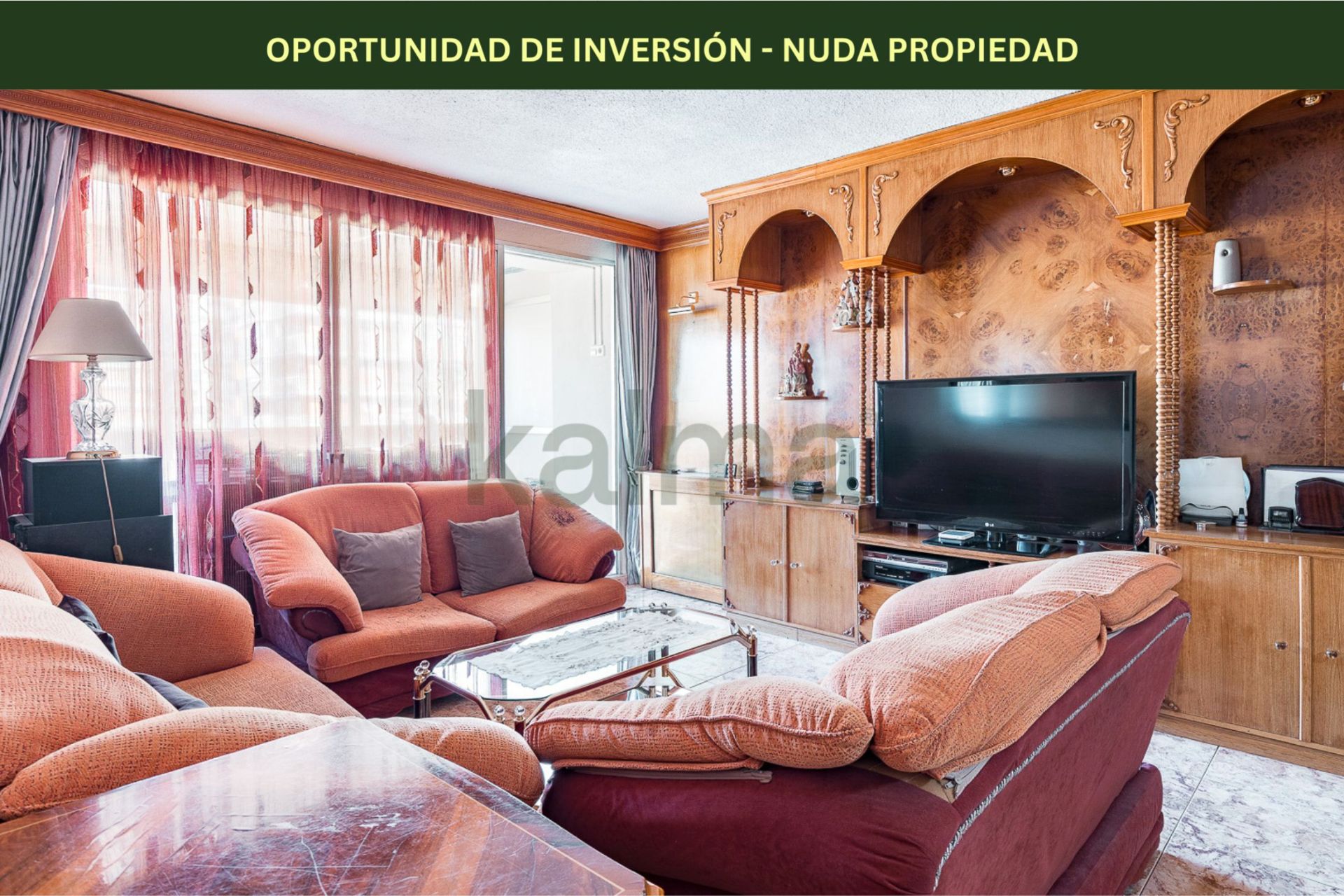 Sala d'estar de Pis en venda en Torrejón de Ardoz amb Aire condicionat, Terrassa i Moblat