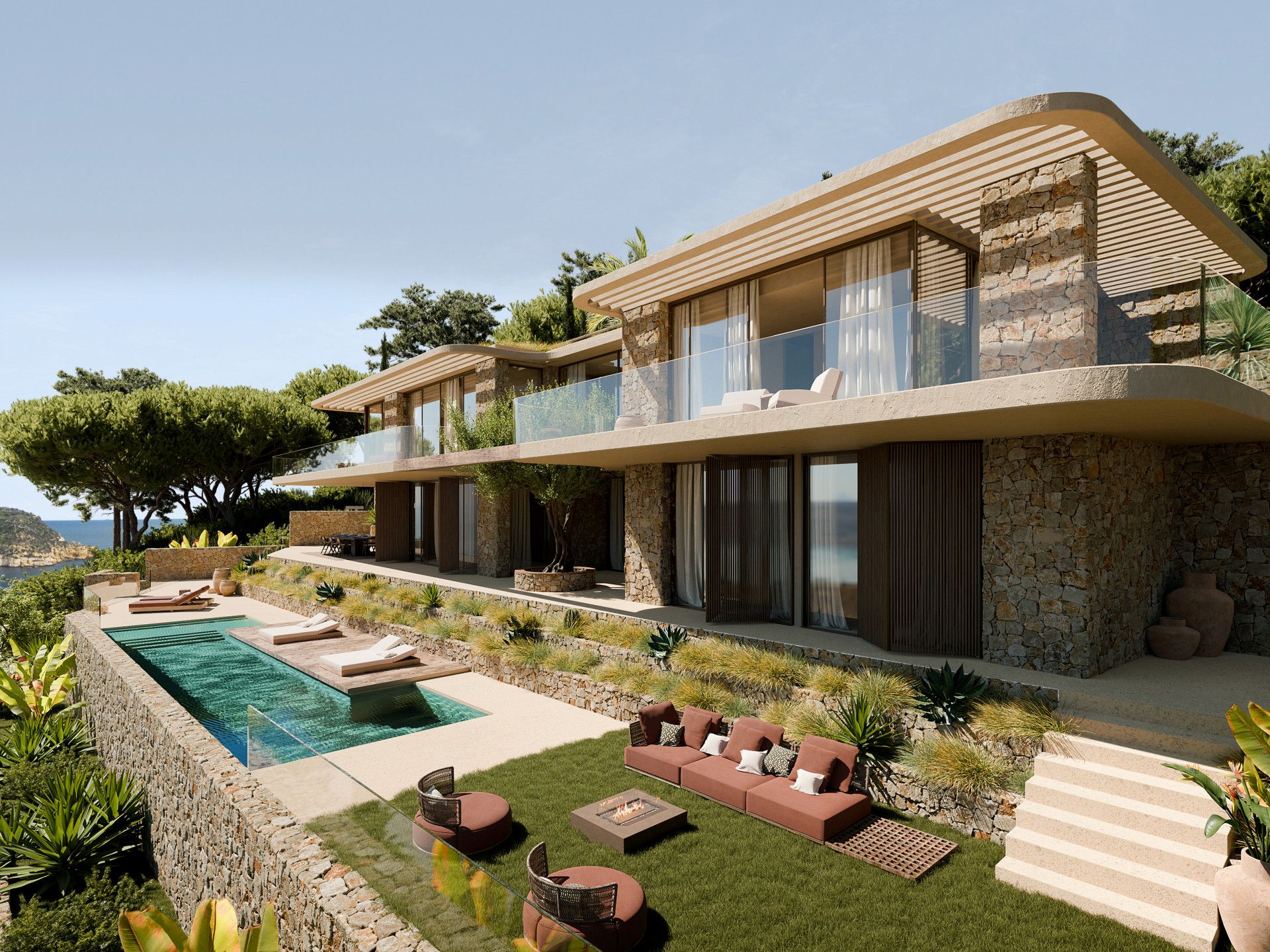 Vista exterior de Casa o xalet en venda en Jávea / Xàbia amb Aire condicionat, Jardí privat i Terrassa
