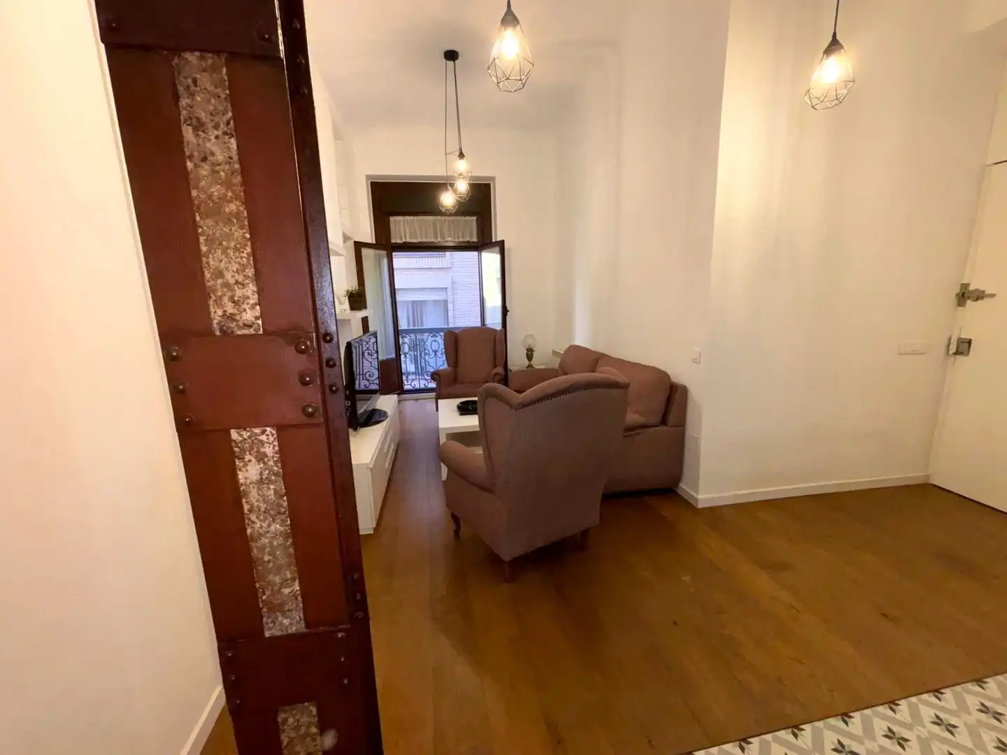 Wohnzimmer von Wohnung zur Miete in Murcia mit Klimaanlage, Heizung und Möbliert
