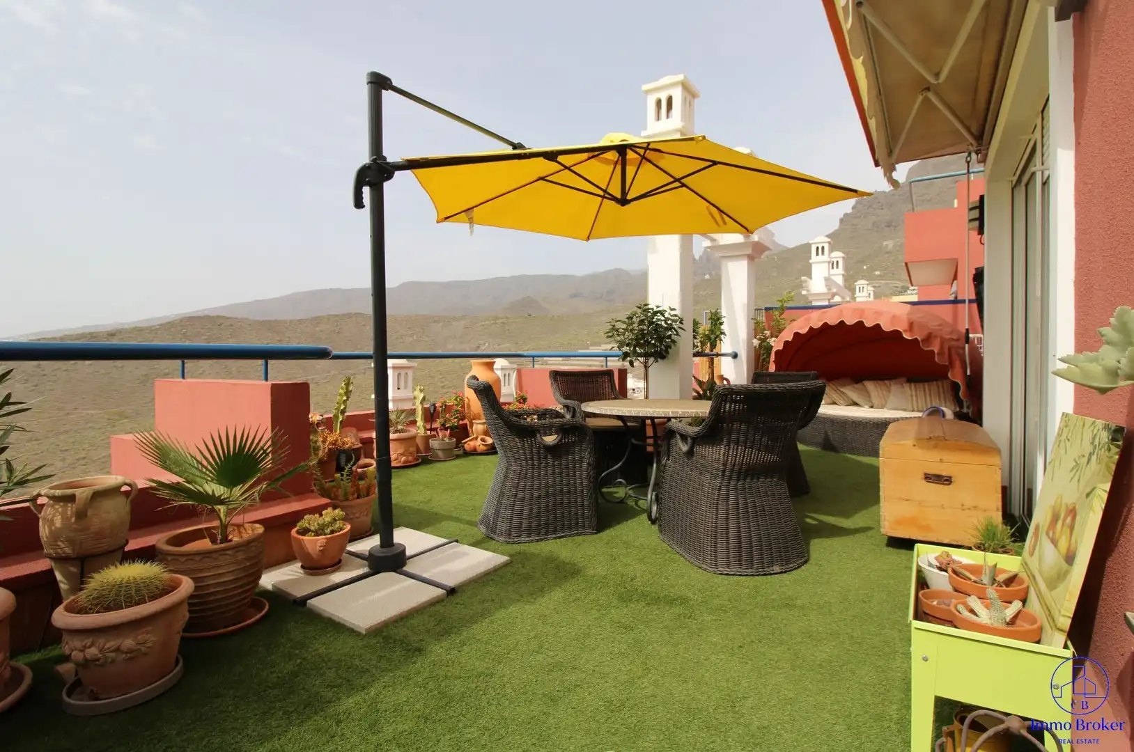 Terrasse von Wohnung zum Verkauf in Adeje mit Abstellraum und Gemeinschaftspool