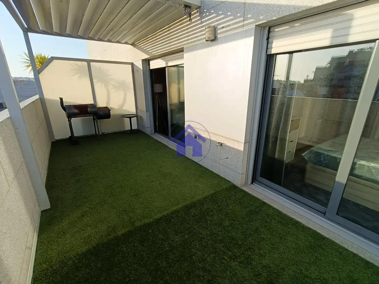 Terraza de Piso de alquiler en Vigo  con Calefacción, Terraza y Piscina