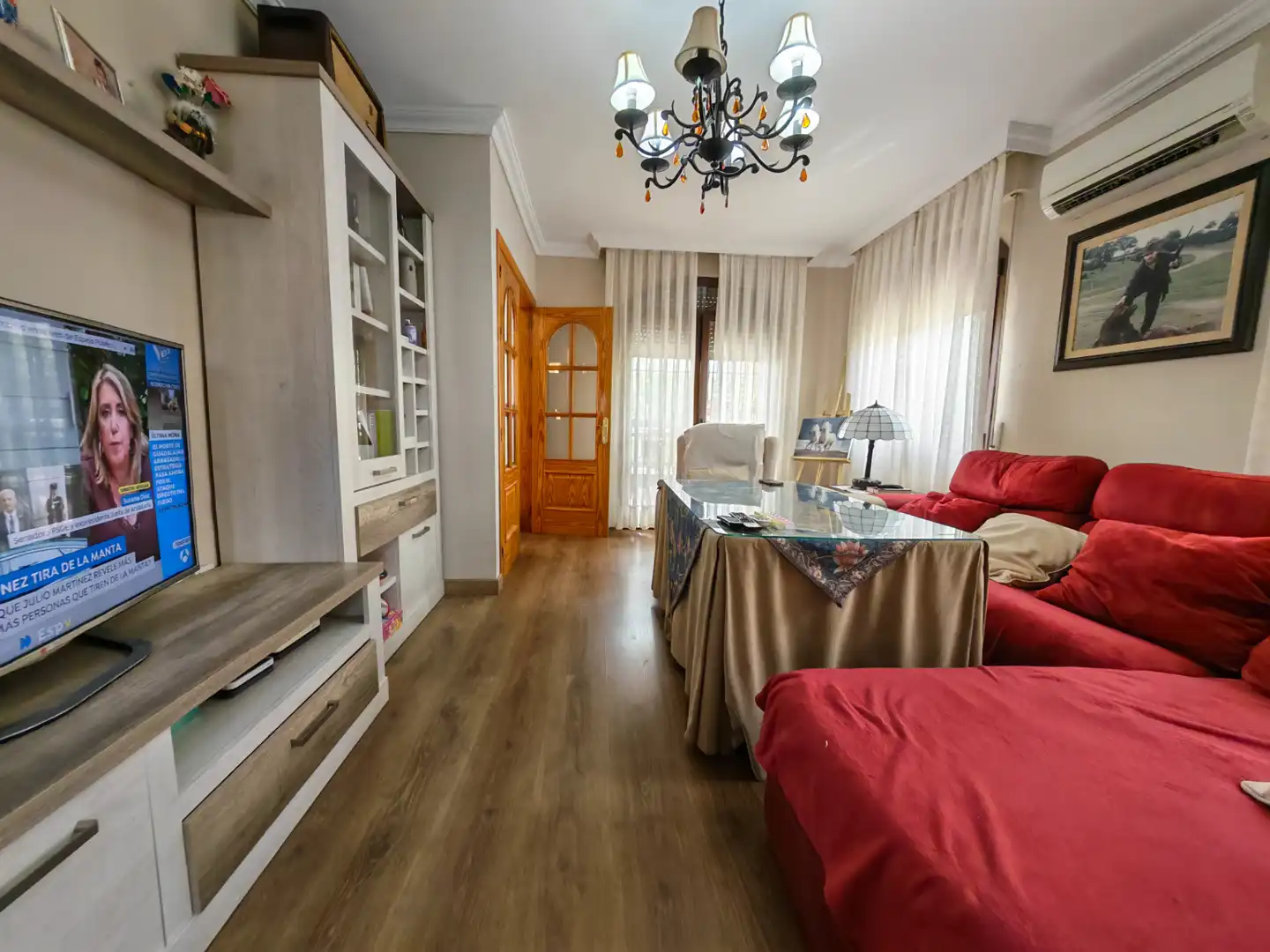 Sala de estar de Casa o chalet en venta en Alhaurín de la Torre con Aire acondicionado, Calefacción y Jardín privado