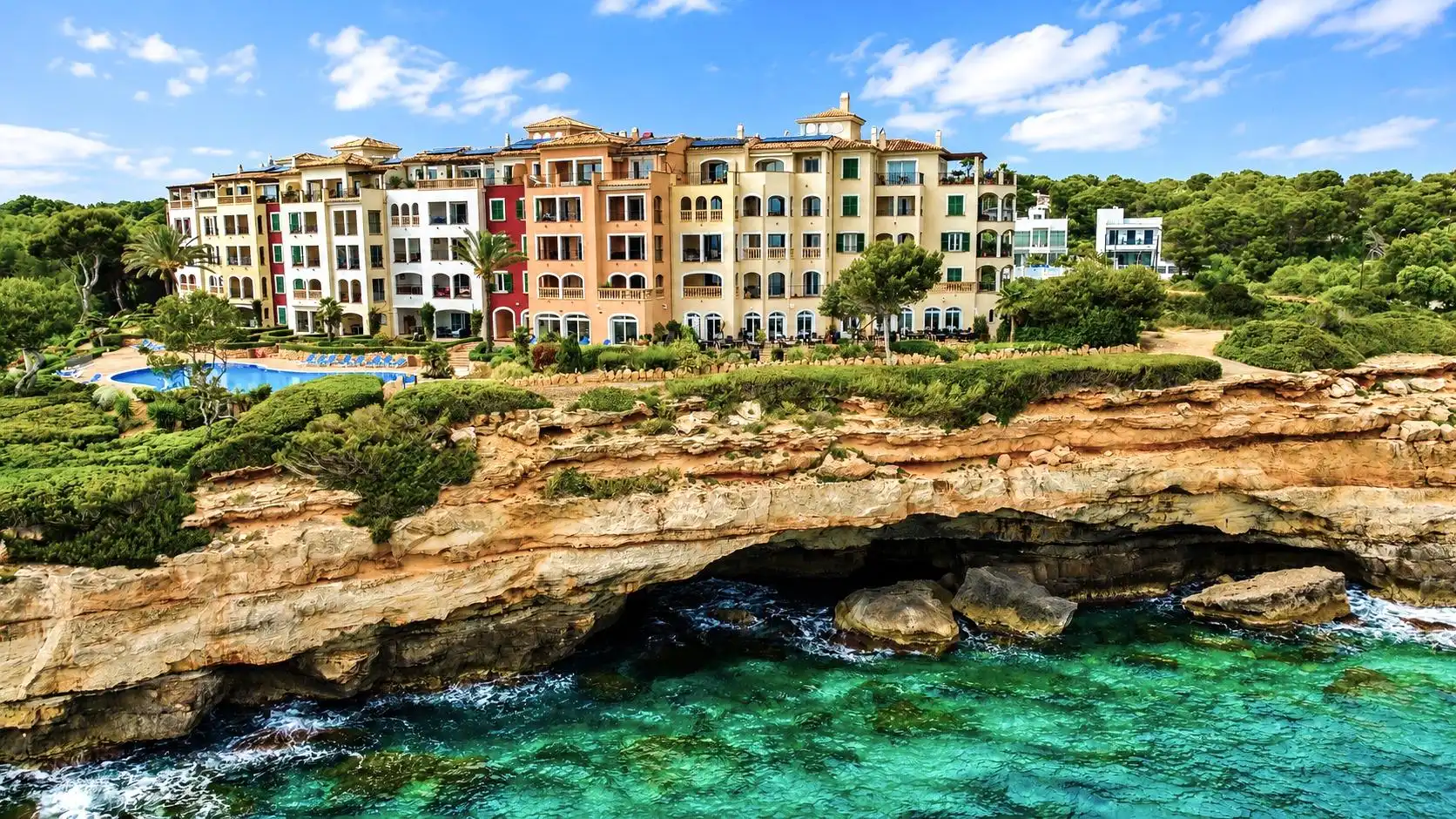 Vista exterior de Piso en venta en Llucmajor con Aire acondicionado, Jardín privado y Terraza