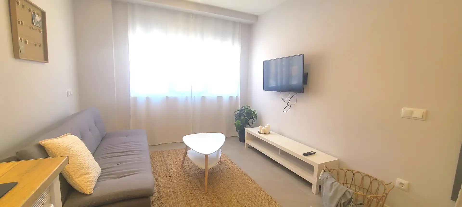 Sala de estar de Loft de alquiler en Madrid con Aire acondicionado, Calefacción y Amueblado
